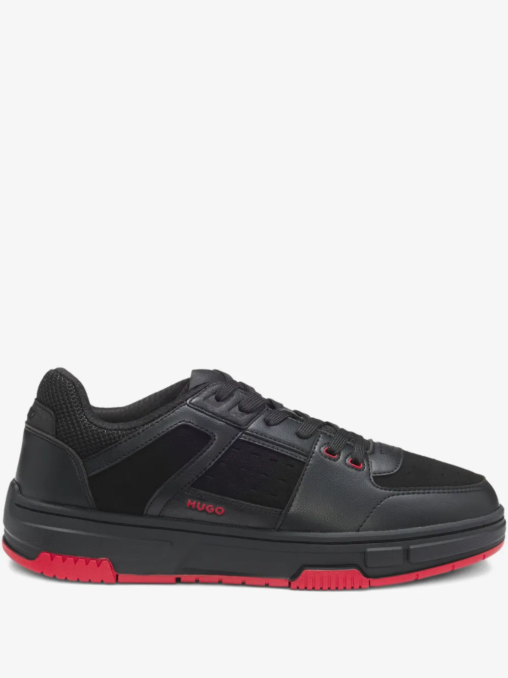 HUGO panelled sneakers | Black | Image 1