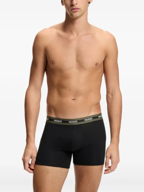 HUGO Cueca boxer com logo no cós