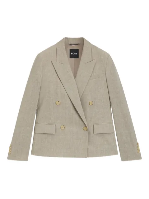 BOSS double-breasted wool blazer