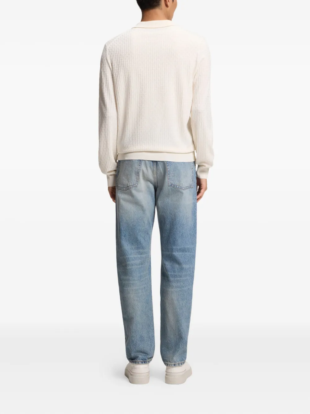  Boss Waffle-knit Sweater - Neutrals 
