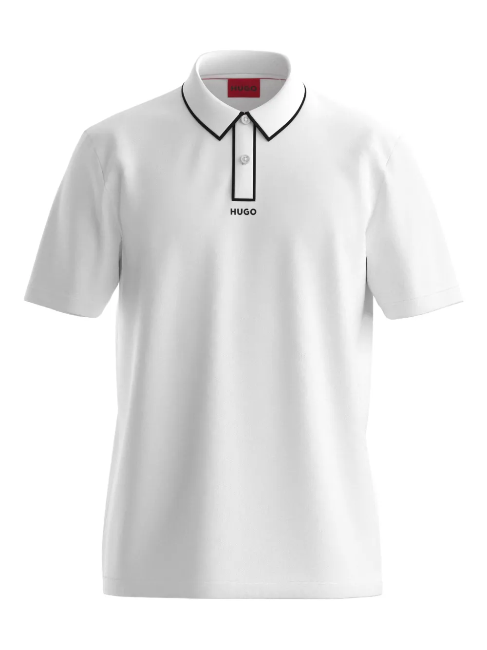 HUGO Polo con logo - Bianco