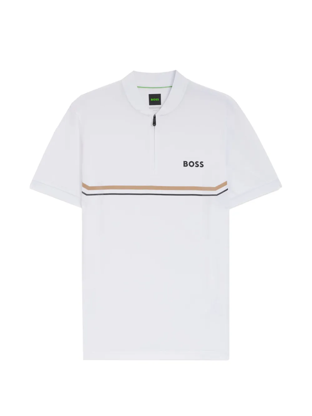 BOSS Polo a righe - Bianco