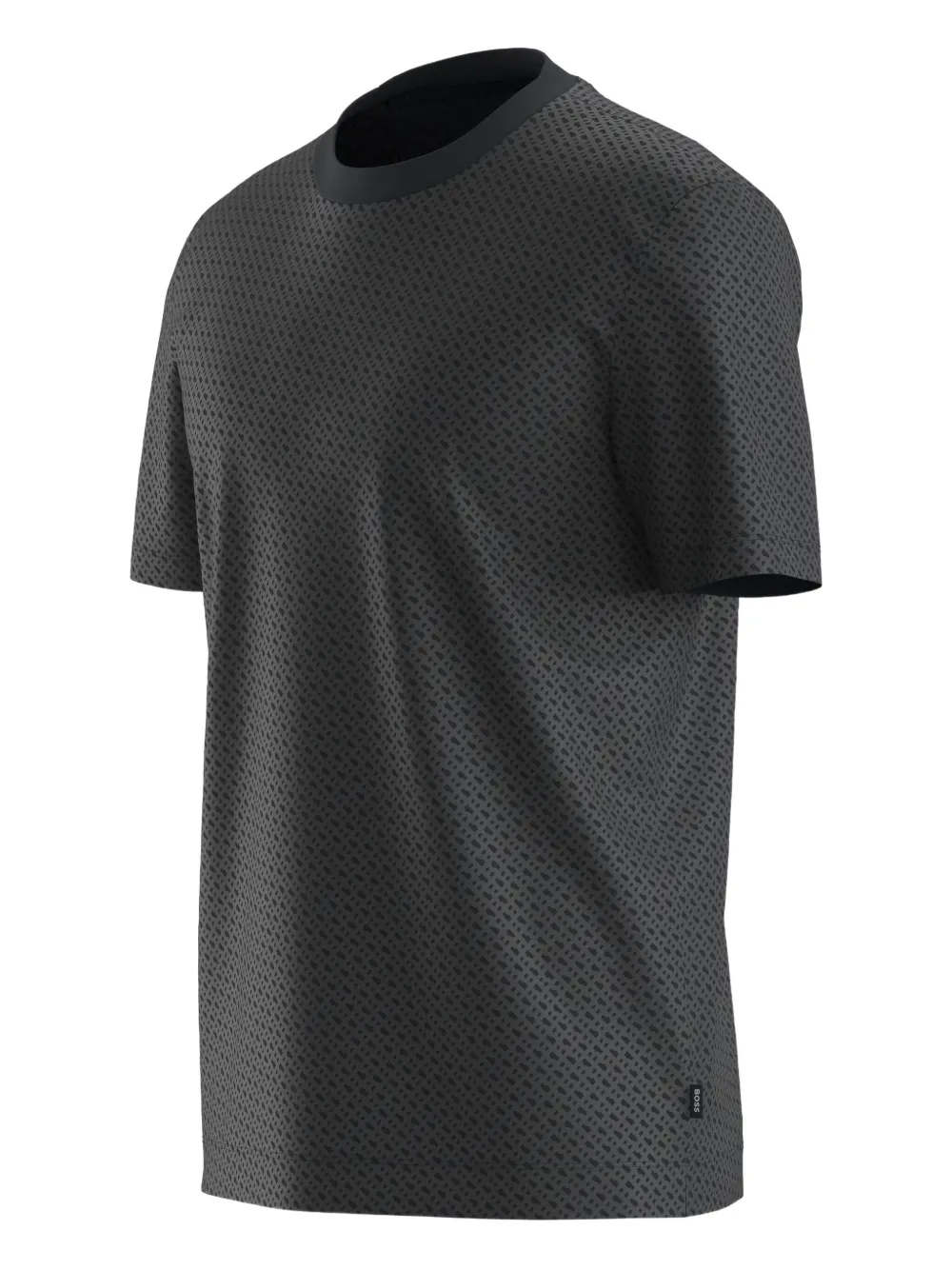  Boss Patterned T-shirt - Grey 