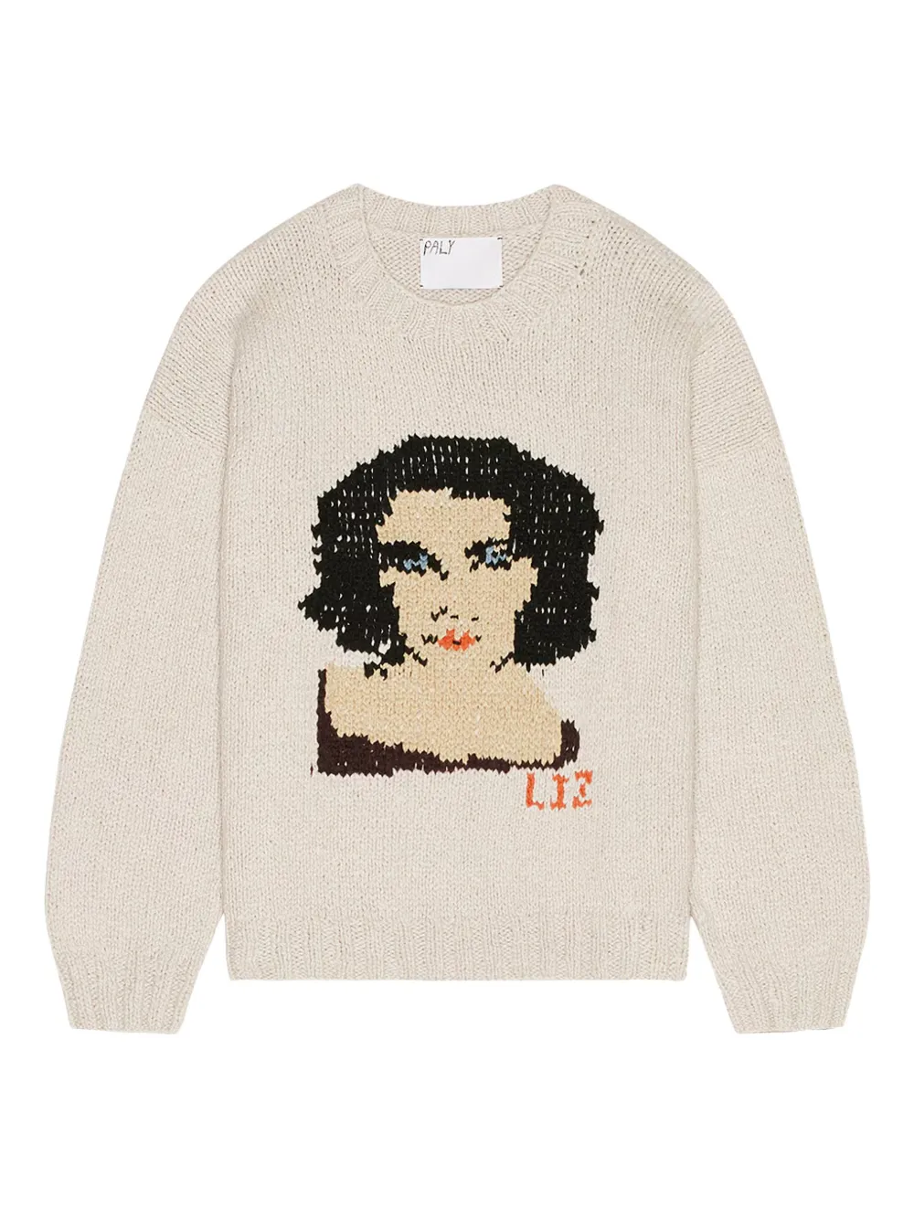 Paly Liz Crew-neck Sweater In Neutral