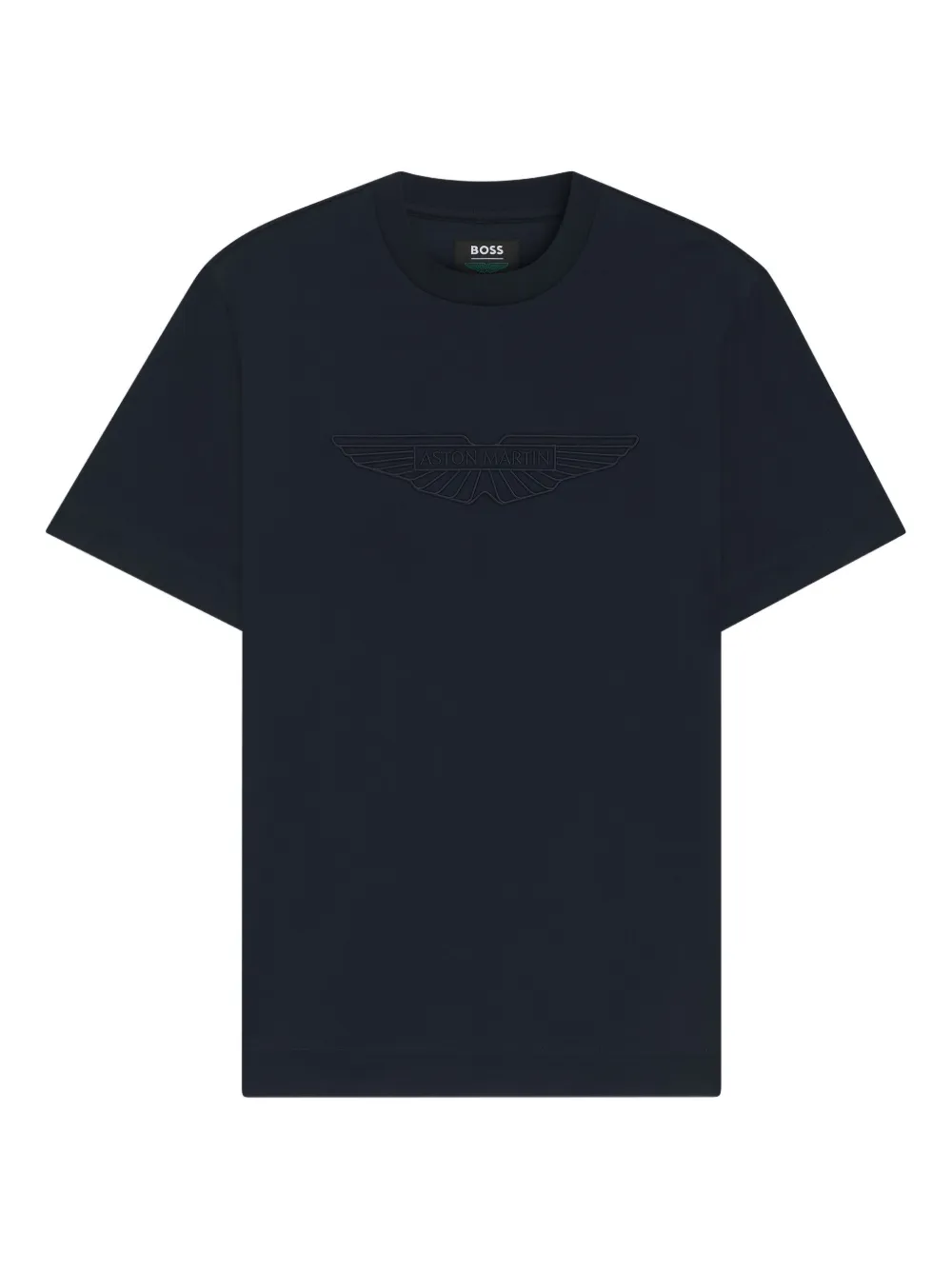 BOSS x Aston Martin T-shirt con logo goffrato - Blu