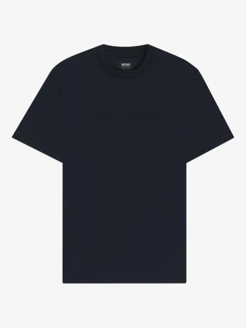 BOSS x Aston Martin mercerized-cotton T-shirt with wing detail