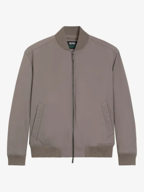 BOSS x ASTON MARTIN bomber jacket in water-repellent twill