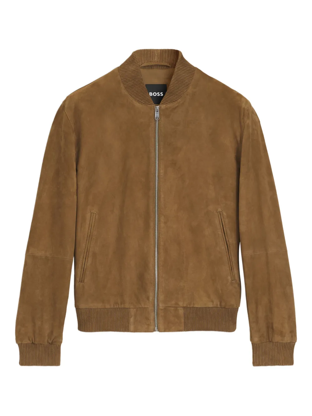 BOSS Giacca con zip - Marrone