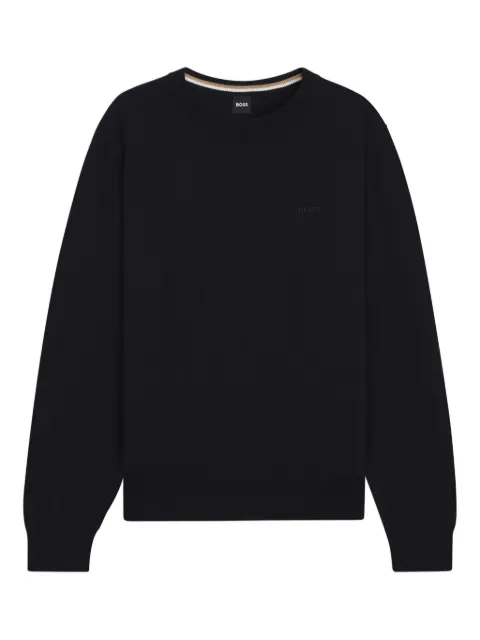 BOSS logo crew-neck sweatshirt