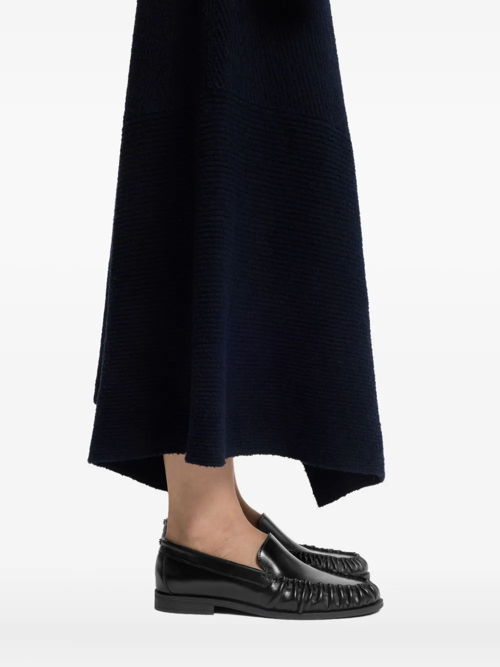 BOSS Loafers met ruches Zwart
