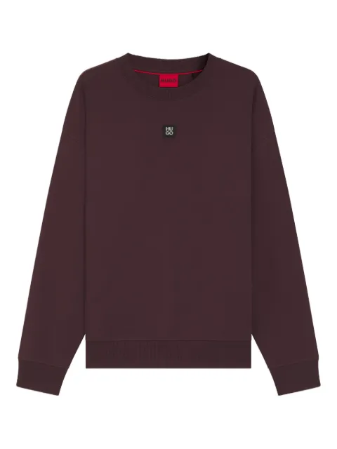 HUGO logo-patch sweater