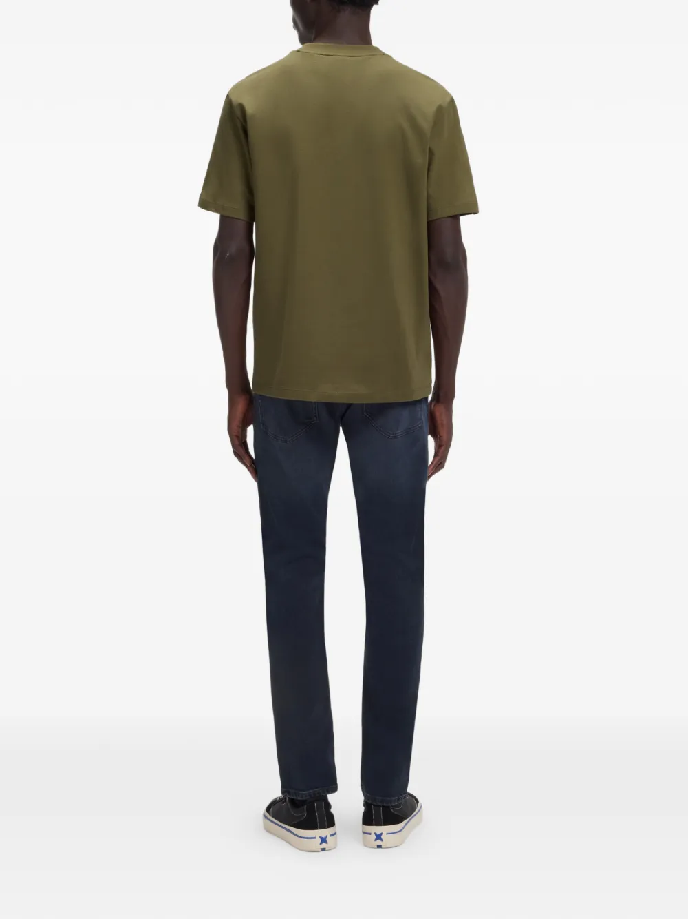 HUGO T-shirt met logo Groen