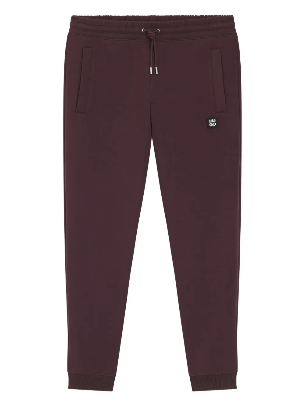 HUGO drawstring logo-detail track pants | Brown | Image 1