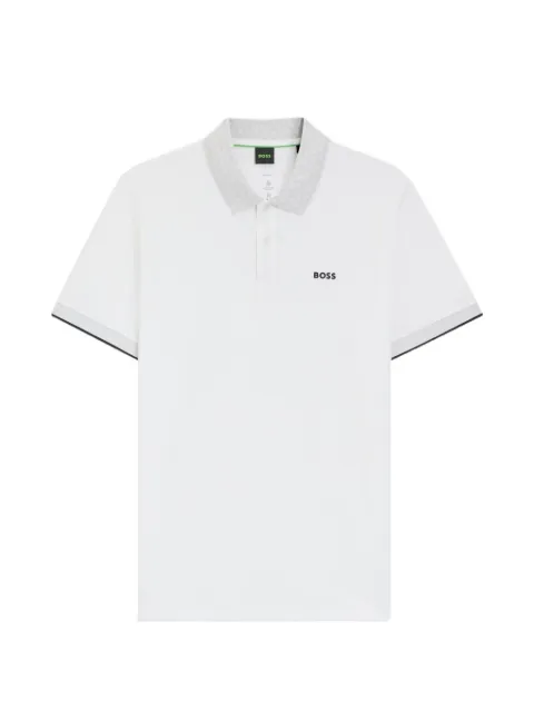 BOSS Paddy polo shirt in stretch-cotton piqué