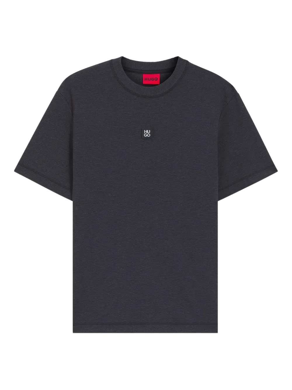HUGO T-shirt con applicazione logo - Grigio