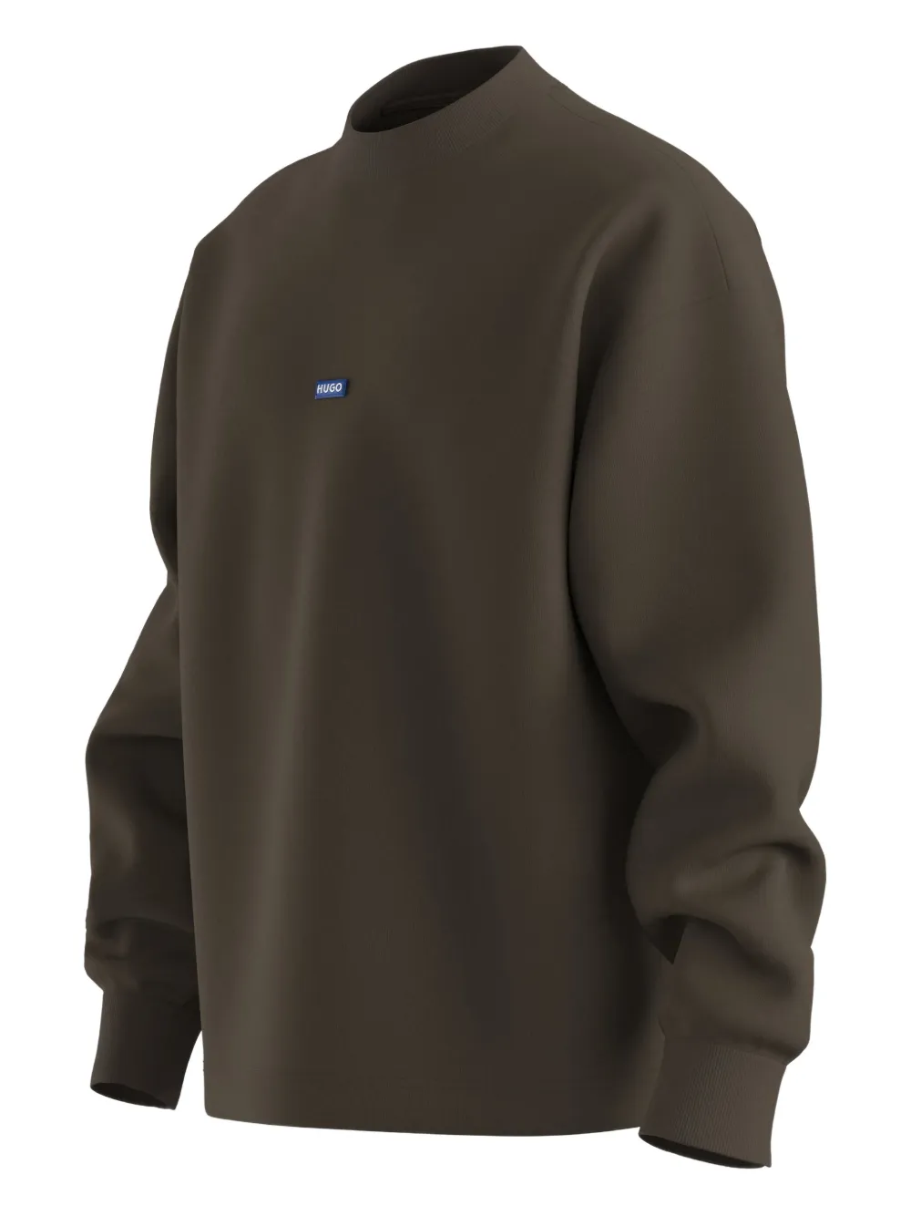  Hugo Logo-patch Sweatshirt - Brown 