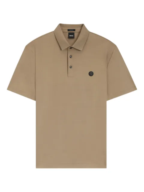 BOSS button logo polo shirt
