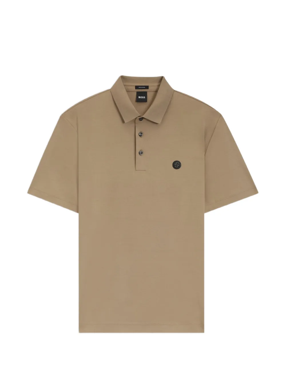 BOSS Poloshirt mit Logo - Nude