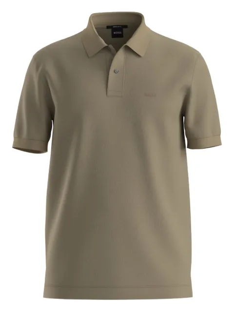 BOSS buttoned polo shirt