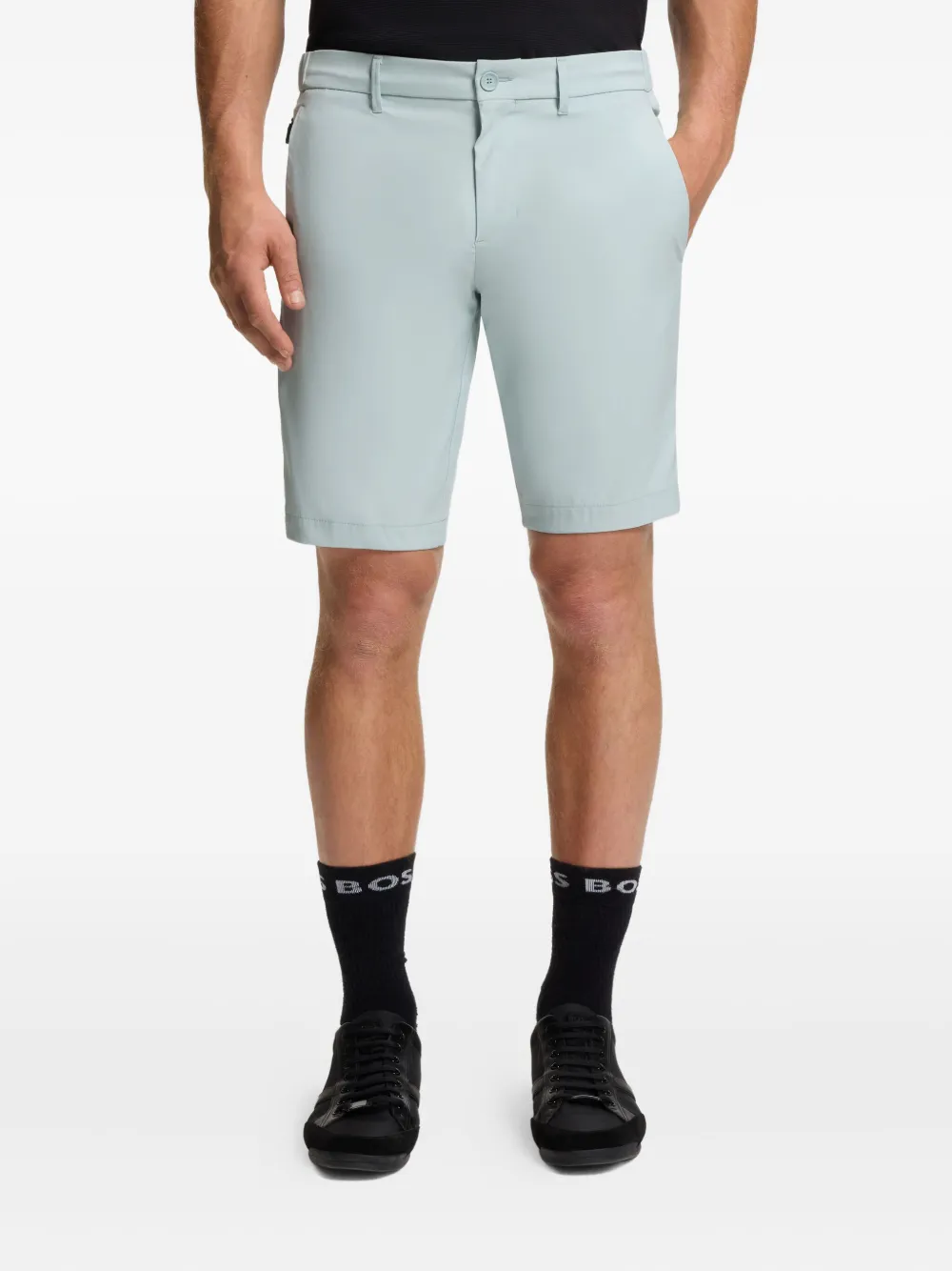 Easy-Iron Buttoned Shorts
