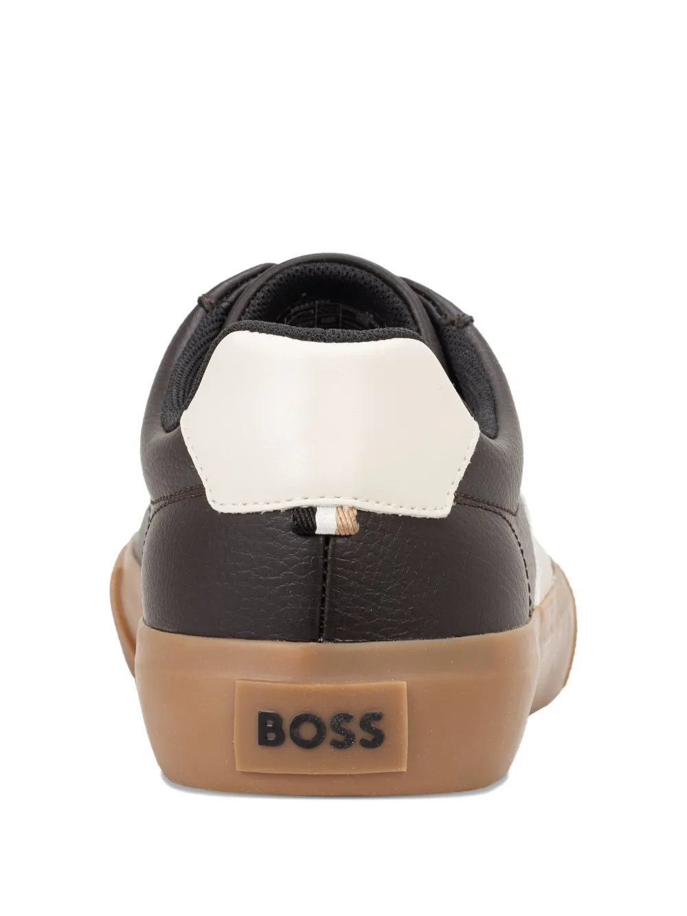 BOSS Sneakers met vlakken Bruin