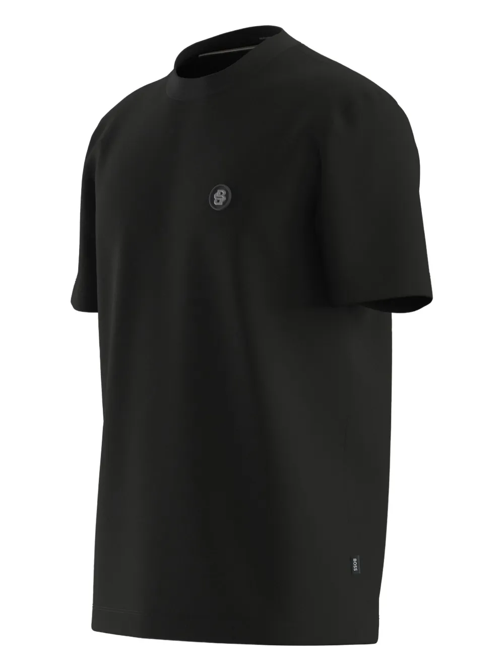 BOSS playera con logo estampado | negro | Image 1
