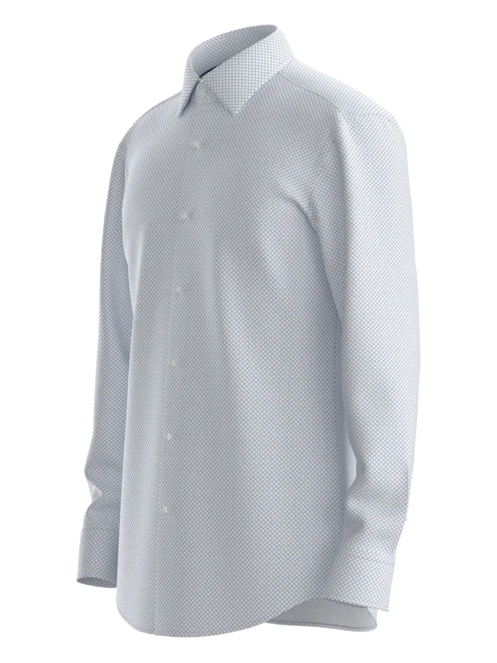  Boss Patterned Shirt - White 