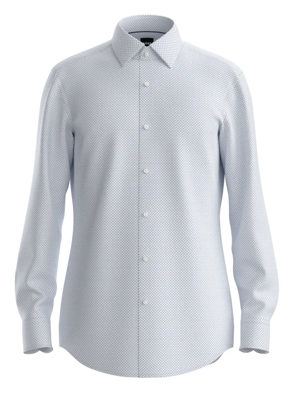 Hugo Boss Patterned Shirt In White