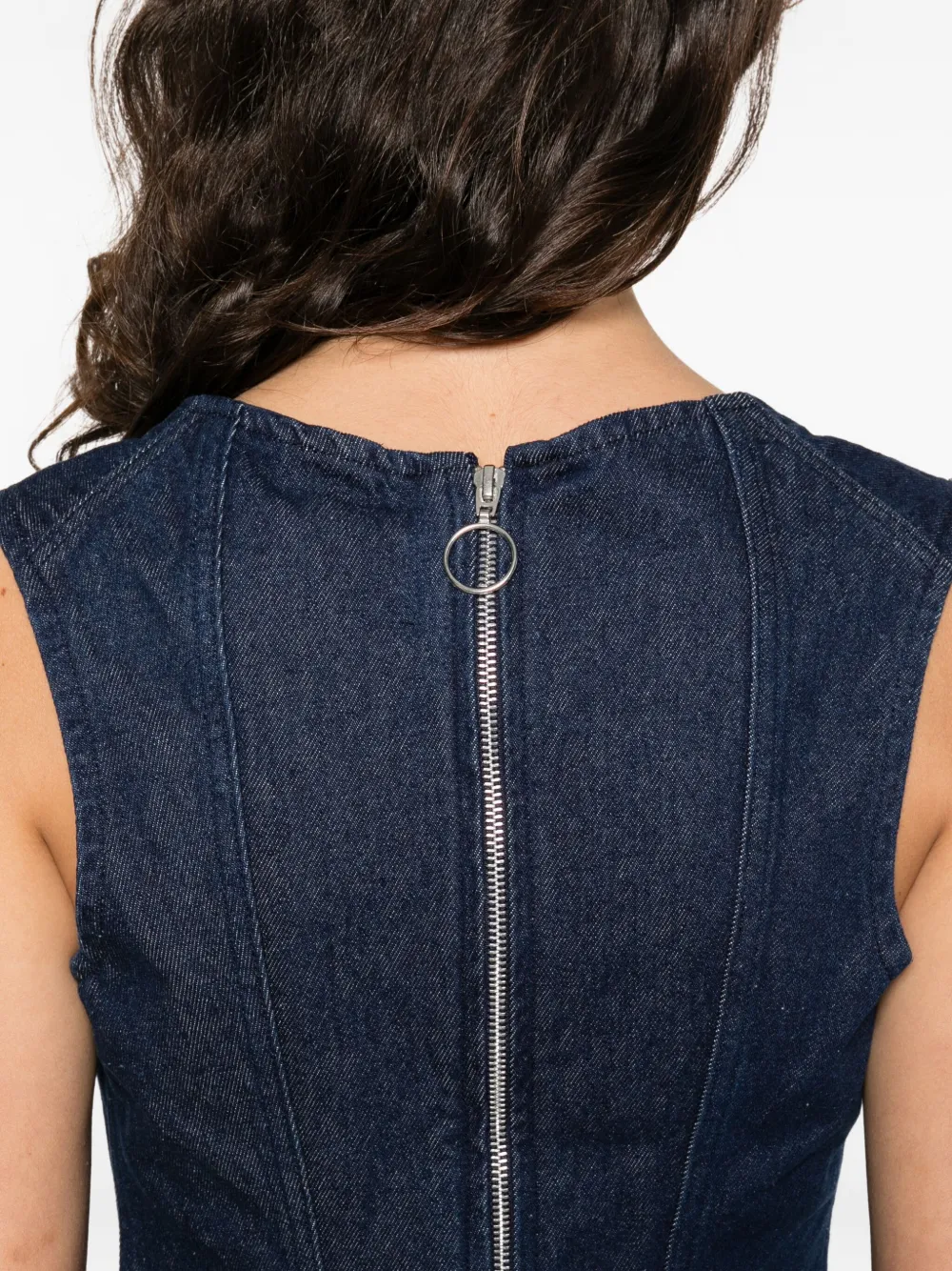 Marques'Almeida Top met vierkante hals Blauw
