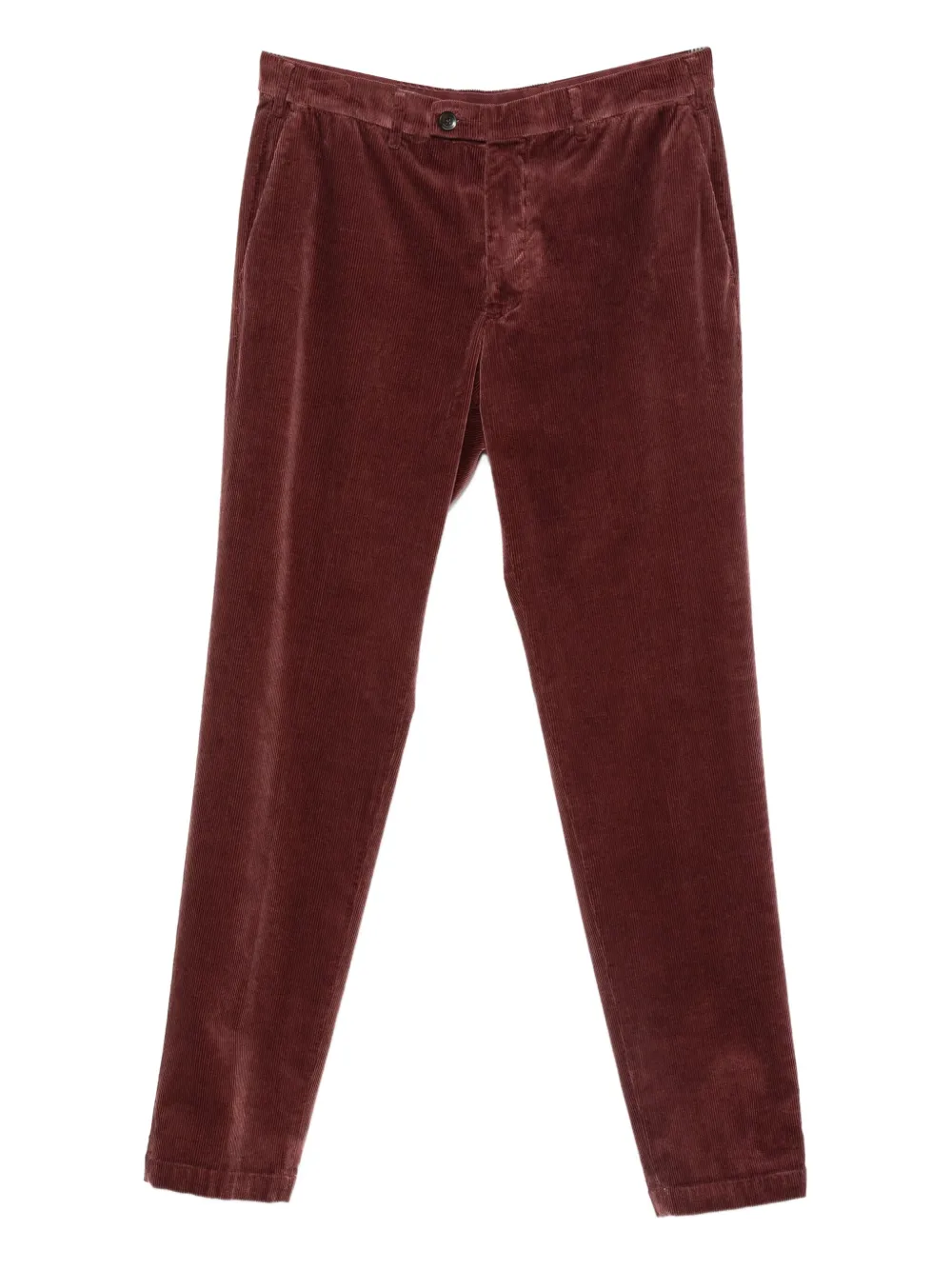 michael coal  Michael Coal zip-fastening corduroy trousers | Red | Image 1