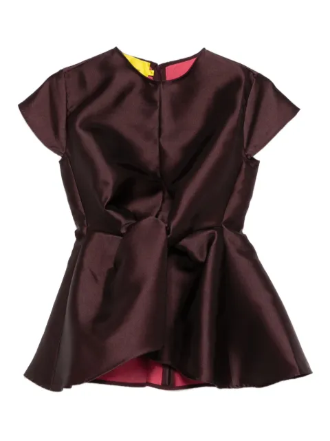 Marques'Almeida crew-neck top