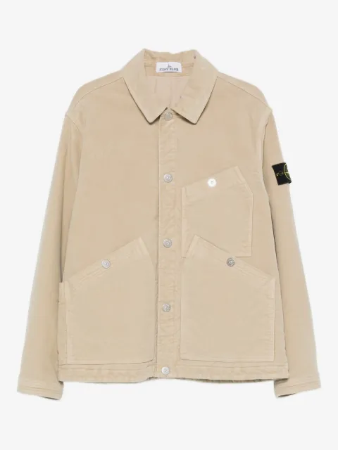 Stone Island chamarra con bolsillo con botones