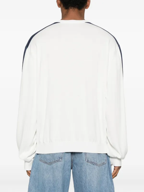 Balenciaga ロゴ セーター | ホワイト | FARFETCH JP