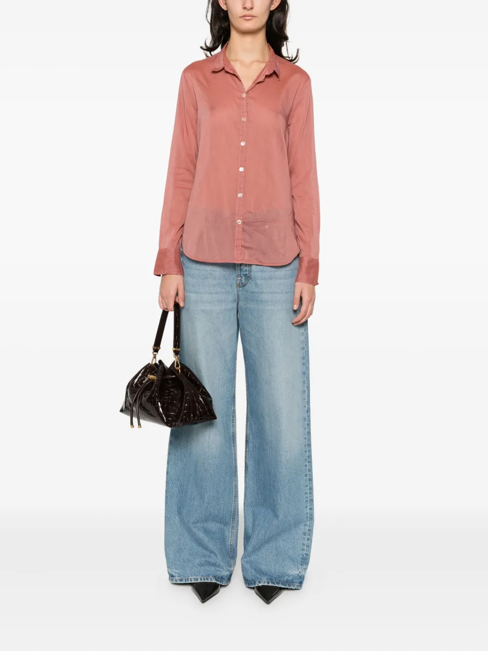 Forte Forte Button-up blouse - Roze