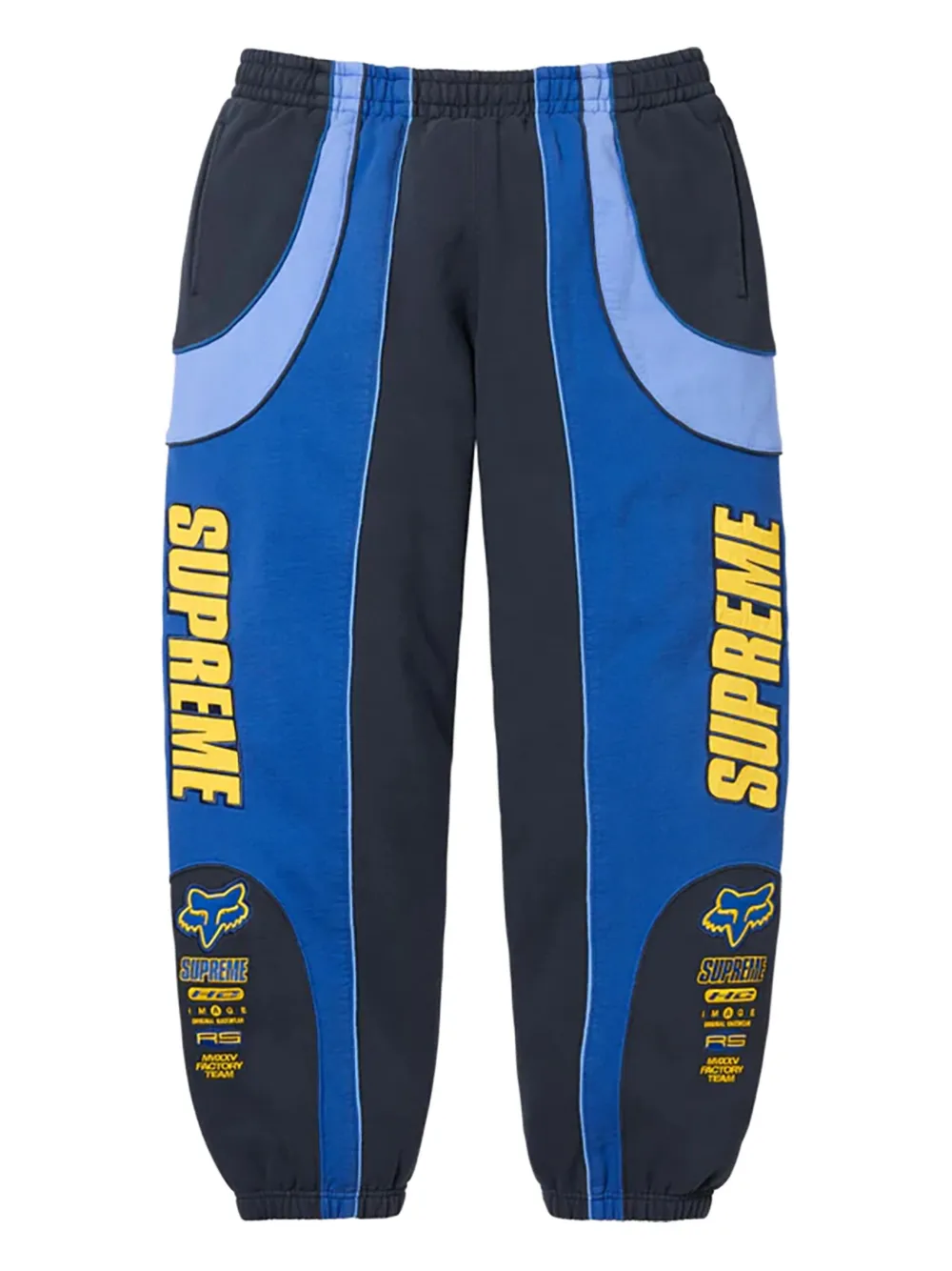Supreme pants con logo en colaboración con Fox Racing® | azul | Image 1