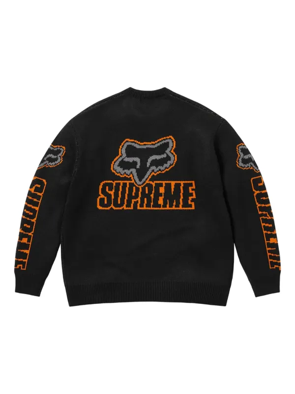 新品Supreme Fox Racing Sweater ブラックS size Supreme x Fox Racing® Sweater | Black | FARFETCH BH Supreme x Fox