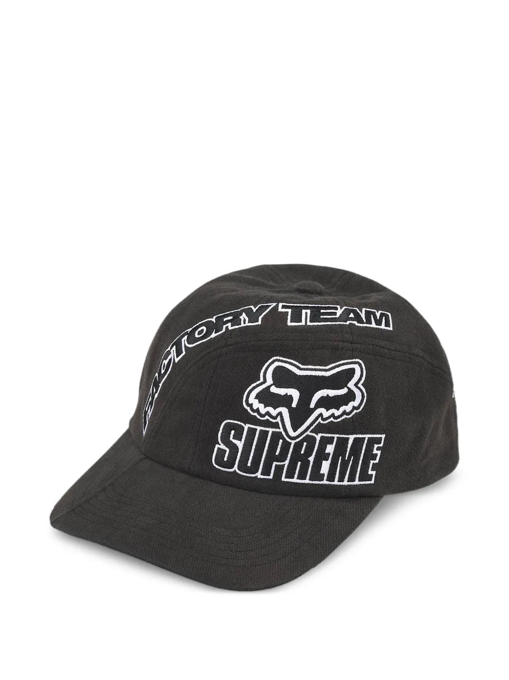 Supreme x Fox Racing® ロゴ キャップ - ブラック Supreme x Fox Racing® ロゴ キャップ - ブラック