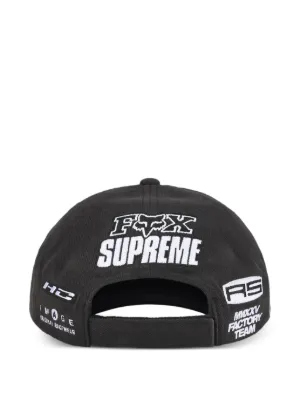 Supreme bandana-jacquard Denim Cap | Black | FARFETCH