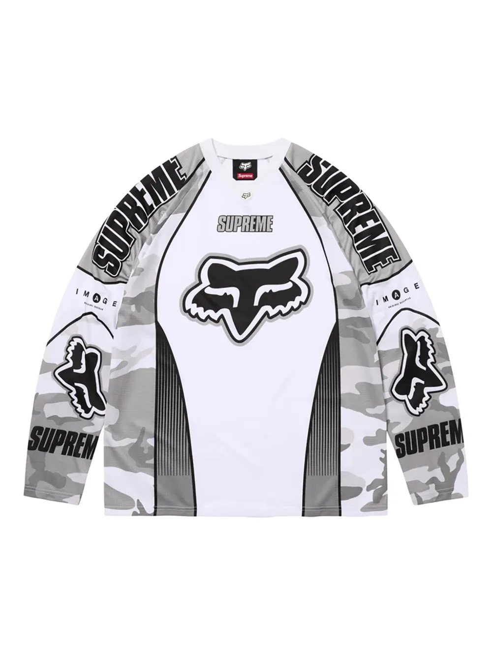 Supreme sudadera en colaboración con Fox Racing® | blanco | Image 1