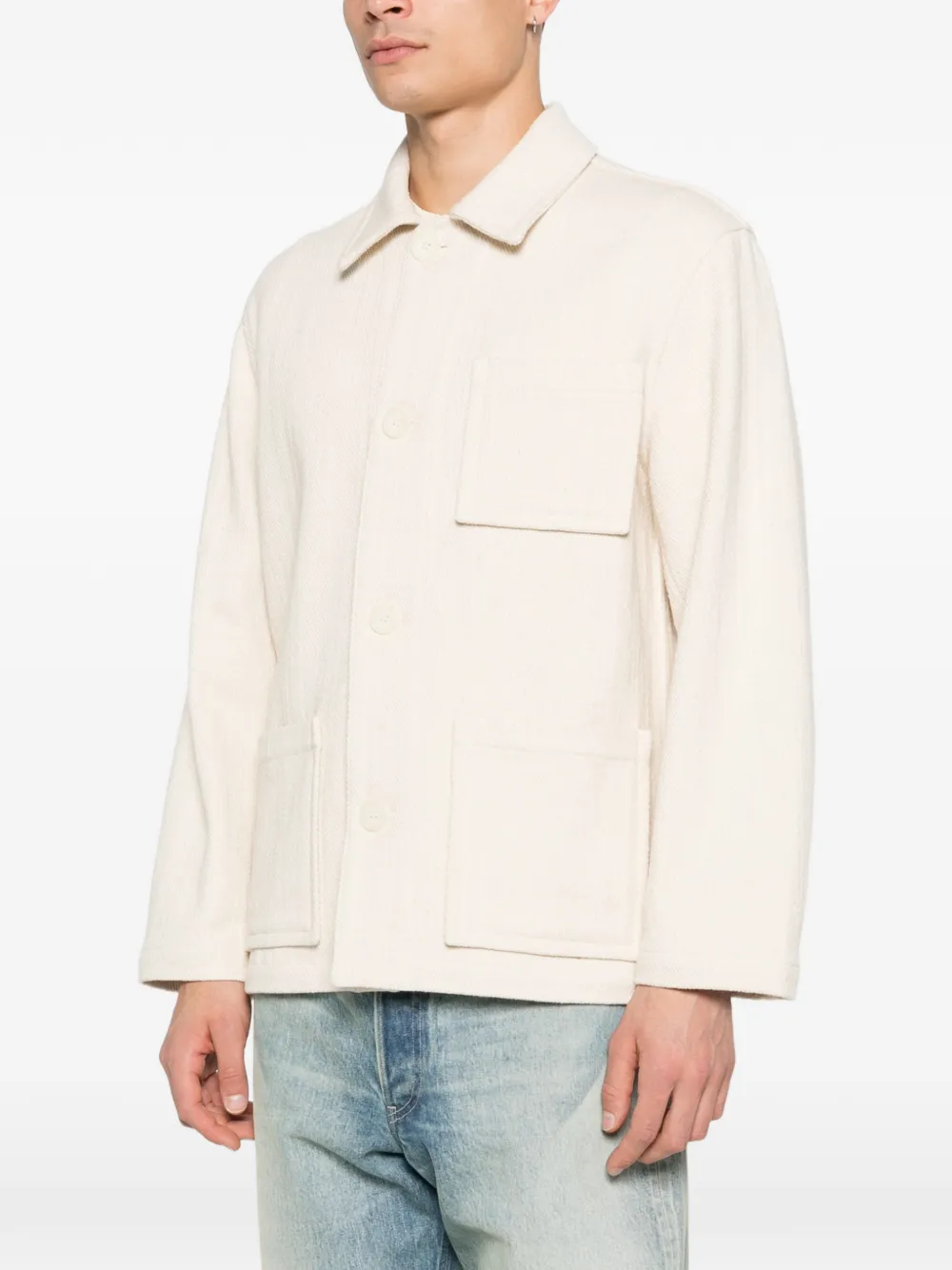  Sandro Chest-pocket Shirt Jacket - Neutrals 