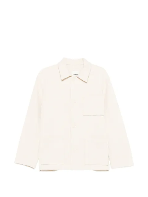 SANDRO chest-pocket shirt jacket