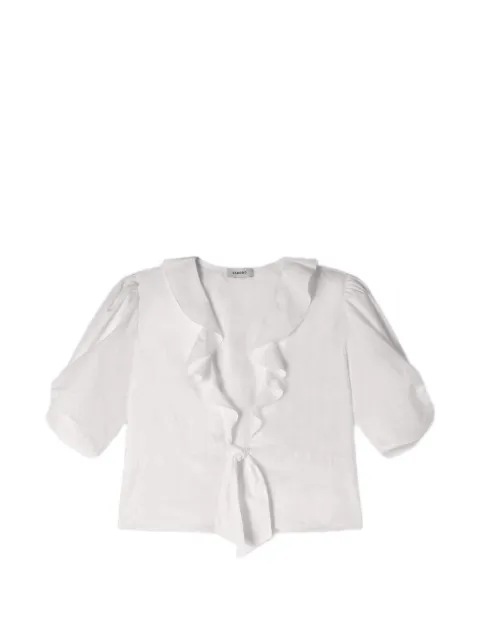 SANDRO ruffled-collar blouse