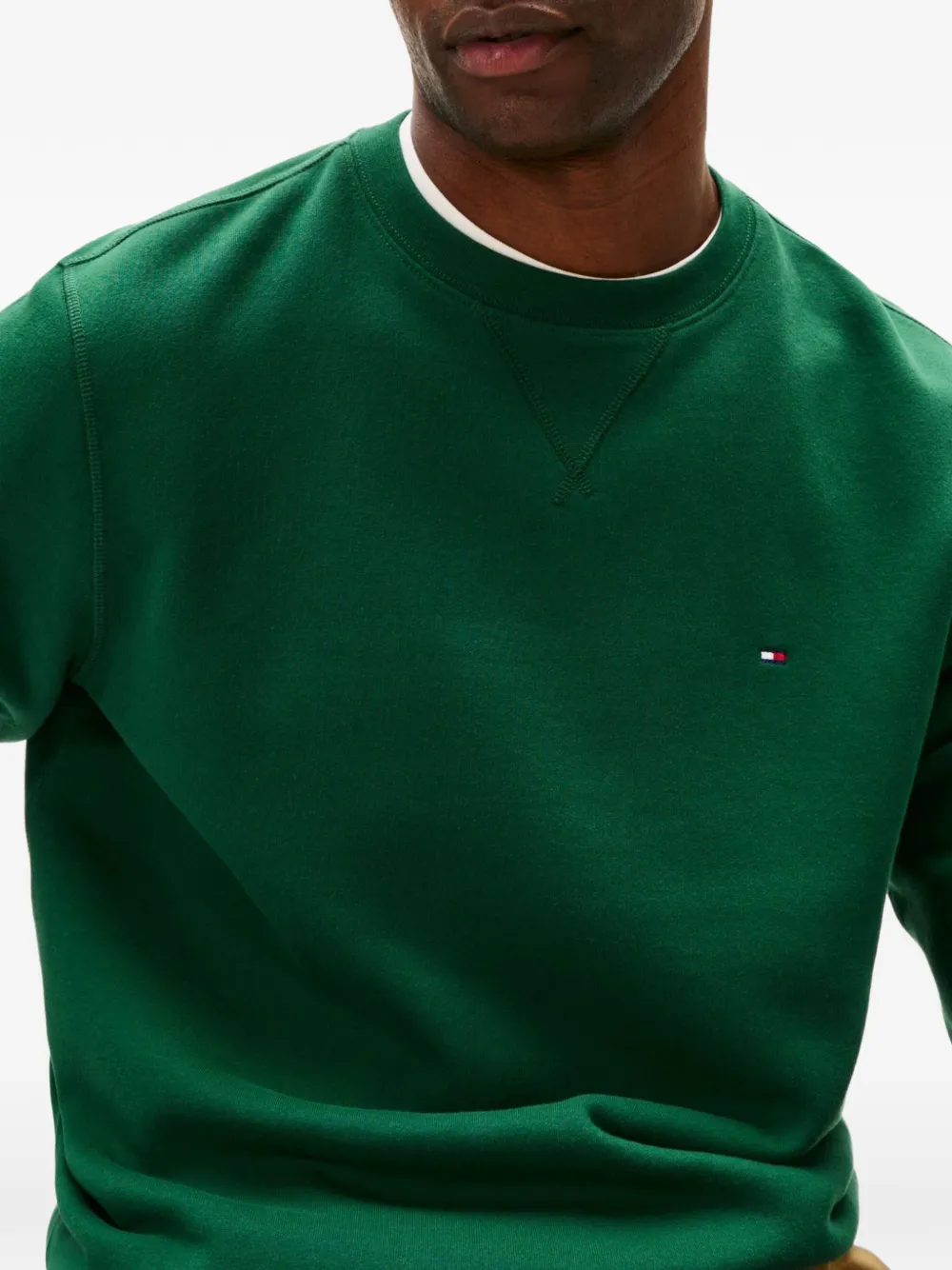 Tommy Hilfiger Sweater met ronde hals Groen