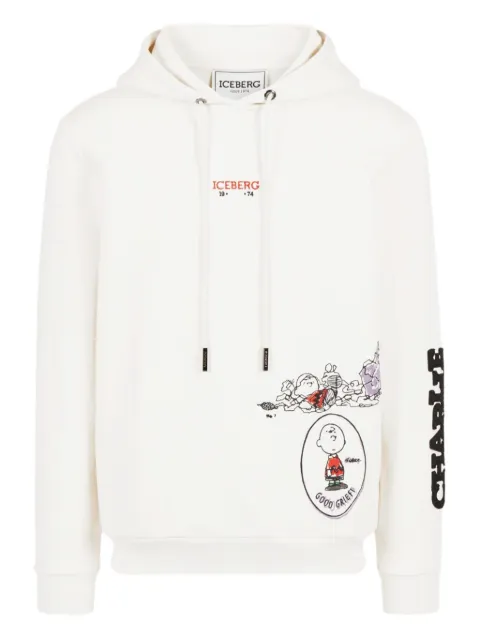 Iceberg logo-detail hoodie