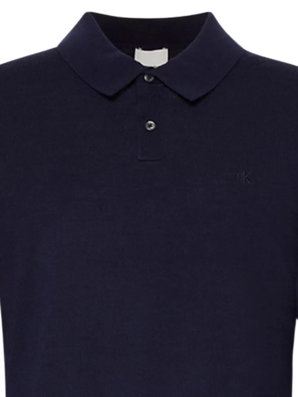 Calvin Klein playera tipo polo manga larga con cuello redondo | Image 2
