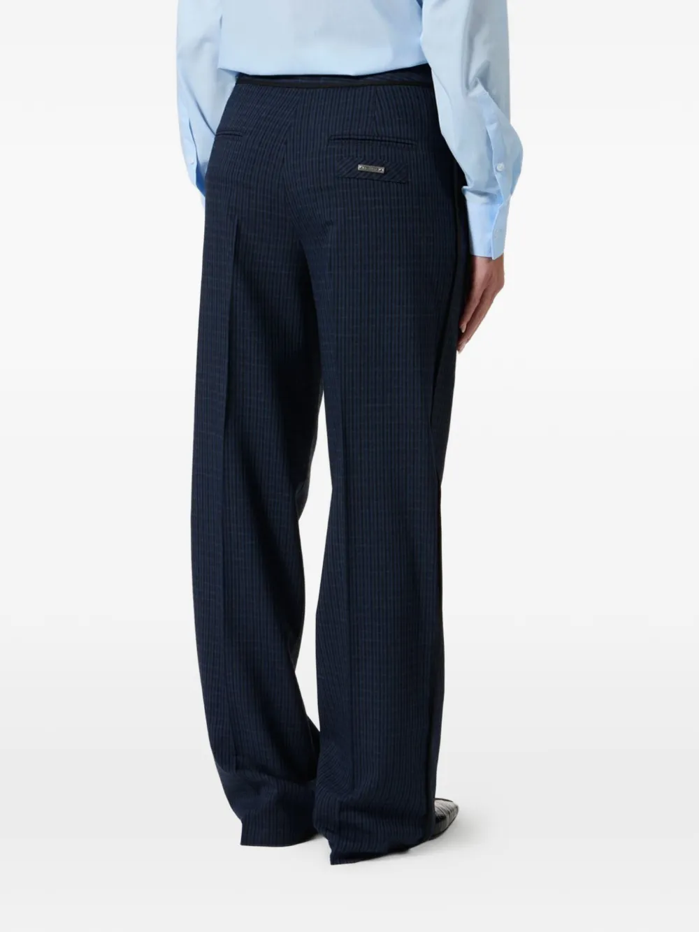 Iceberg Gestreepte broek - Blauw