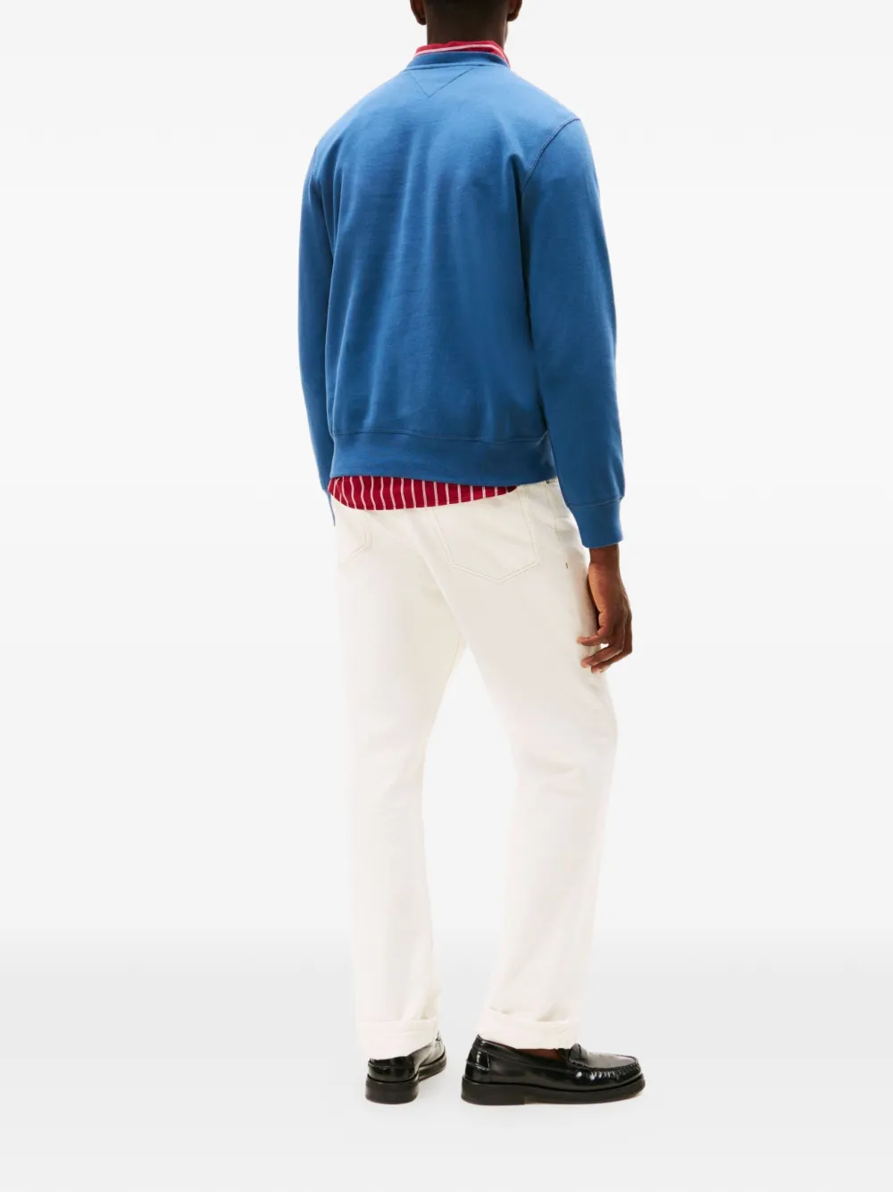 Tommy Hilfiger embroidered-logo sweatshirt - Blauw