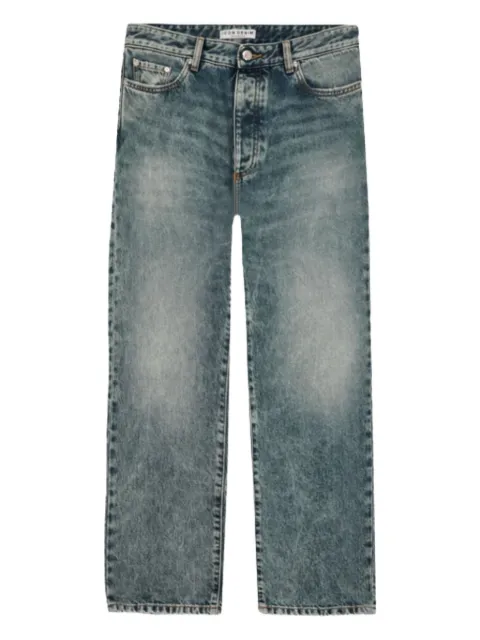 ICON DENIM buttoned straight-leg jeans
