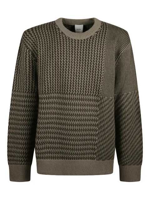 Calvin Klein patterned crew-neck sweater