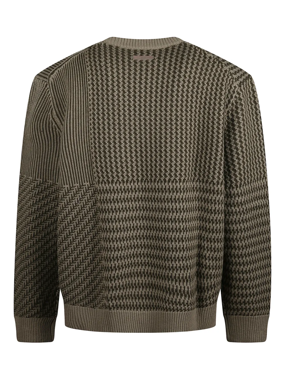 Calvin Klein patterned crew-neck sweater | Knitted Sweaters | Image 2
